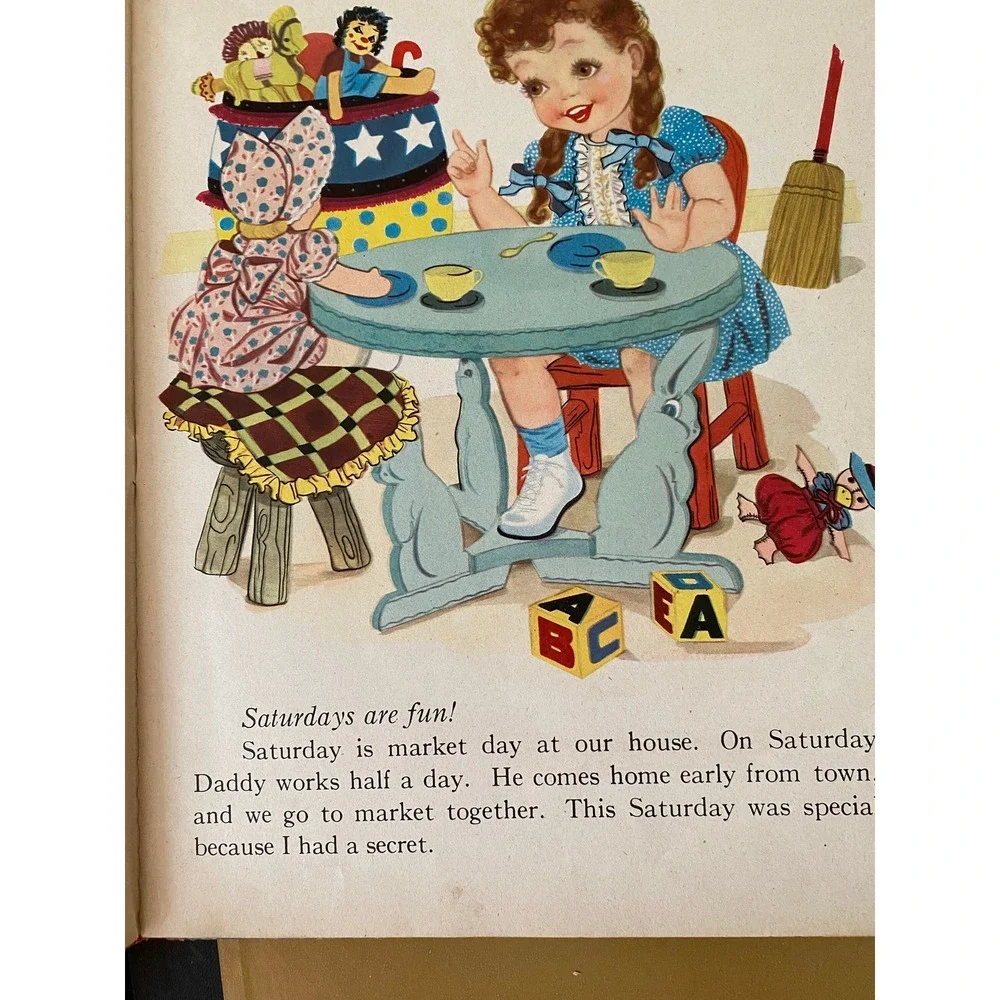 1946 To Market To Market Children Book, William Cash Illustrated Mary  McDermott